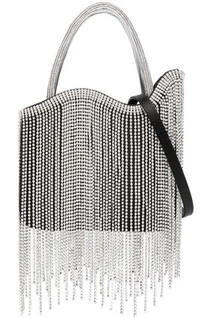 LE SILLA Mini-Tasche mit Kristallfransen