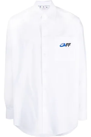 OFF-WHITE Hemd mit Exact Opp-Print