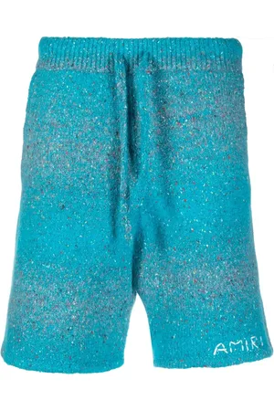 AMIRI Gestrickte Shorts mit Logo-Stickerei