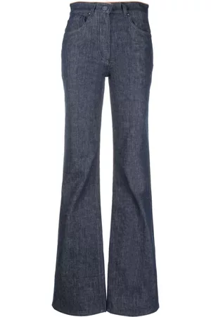 Armani Damen Straight Jeans - Gerade Jeans mit Kontrastborten