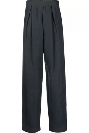 Armani Damen Stoffhosen - Leinenhose mit lockerem Schnitt