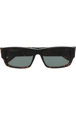 Balenciaga Sonnenbrille mit eckigem Gestell