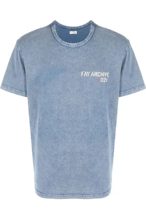 FAY T-Shirt mit Logo-Print