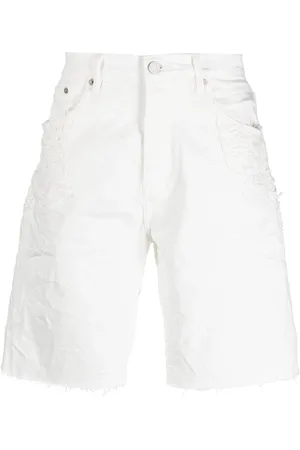Purple Brand Shorts im Distressed-Look