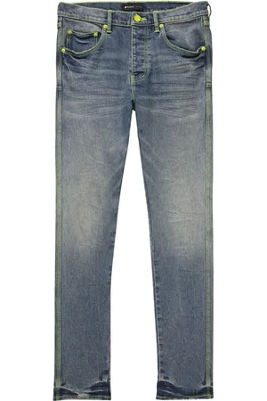 Purple Brand Ausgeblichene Tapered-Jeans