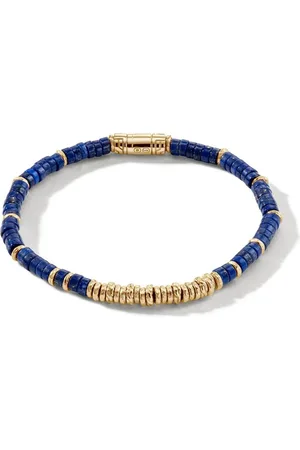 John Hardy 14kt Gelbgoldarmband mit Lapislazuli