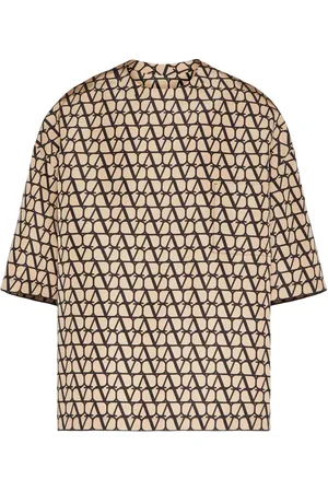 VALENTINO GARAVANI Seidenhemd mit Toile Iconographe-Print