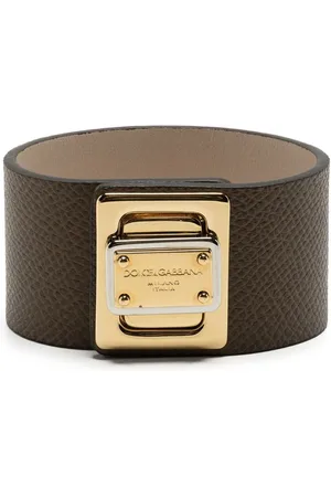 Dolce & Gabbana Lederarmband mit Drehverschluss