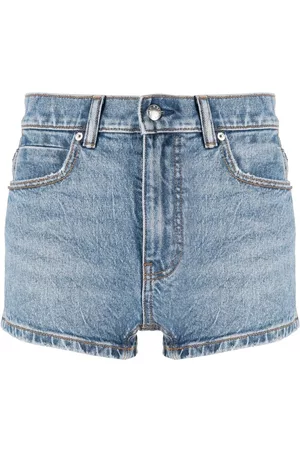 Alexander Wang Damen Shorts - Jeans-Shorts mit hohem Bund
