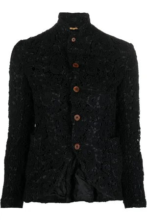 Comme des Garçons Geknöpfte Jacke mit Stickereien