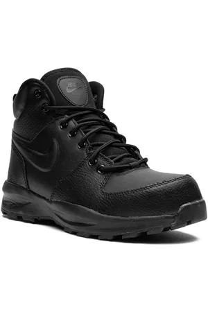 Nike Manoa Leather Triple Black Schnürstiefel