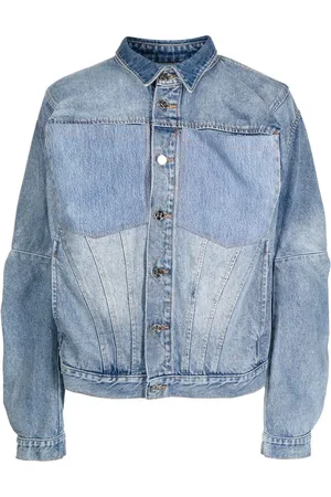 Natasha Zinko Jeansjacke mit Knopfleiste