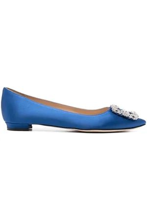 Manolo Blahnik Hangisi Ballerinas mit Schnalle