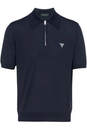 Prada Poloshirt mit Reißverschluss