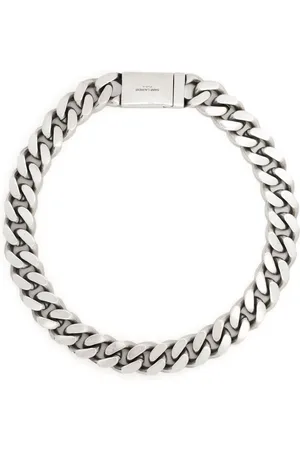 Saint Laurent Halskette mit Logo-Gravur