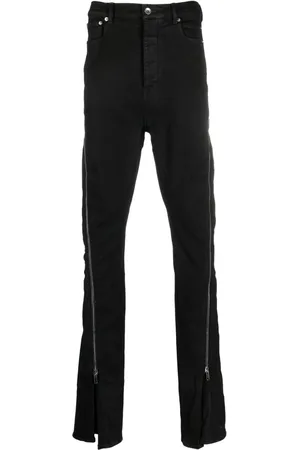 Rick Owens Slim-Fit-Jeans mit Reißverschlussdetail