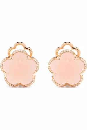 Pasquale Bruni 18kt Bon Ton Rotgoldohrringe mit Diamanten