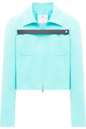 Courrèges Twill-Jacke mit Logo