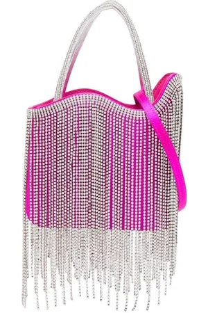 LE SILLA Mini-Tasche mit Kristallfransen