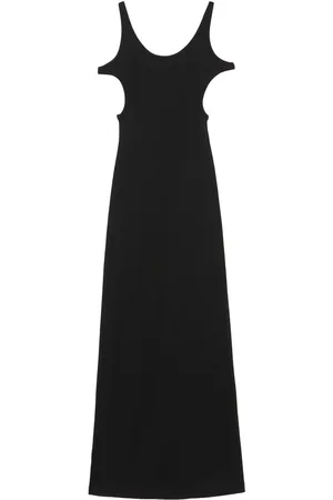 Gucci Gerafftes Kleid mit Cut-Out