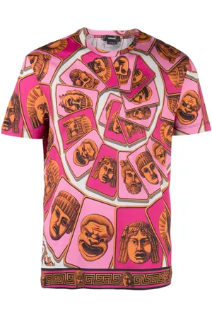 VERSACE T-Shirt mit Le Maschere-Print