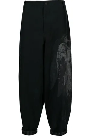 YOHJI YAMAMOTO Baggy-Hose mit Print