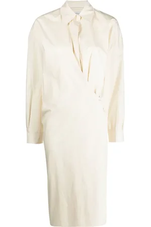 LEMAIRE Hemdkleid mit langen Ärmeln