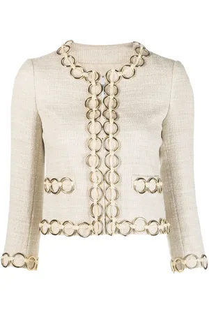 Moschino 1990s Jacke ohne Kragen