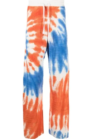MARCELO BURLON Makramee-Hose mit Batikmuster