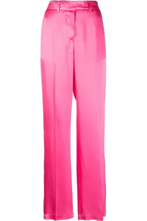 SEMICOUTURE Gerade Hose in Satinoptik