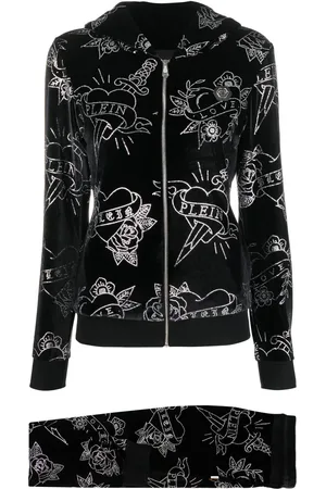 Philipp Plein Jogginganzug aus Samt