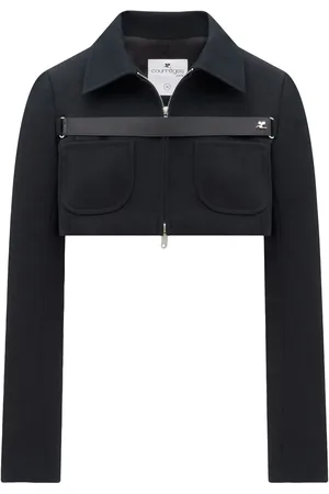 Courrèges Klassische Cropped-Jacke