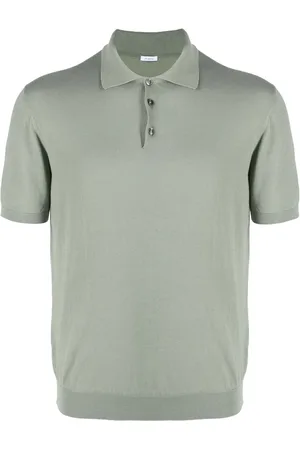 Malo Fein gestricktes Poloshirt