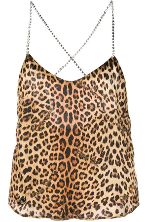 Philipp Plein Oberteil mit Leoparden-Print