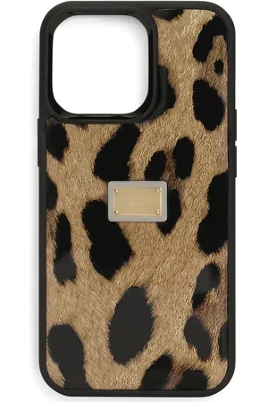Dolce & Gabbana IPhone 14 Pro-Hülle mit Leoparden-Print