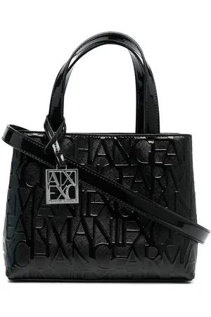 Armani Exchange Clutch mit Logo-Prägung