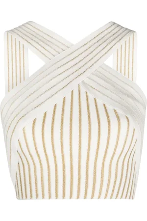 Balmain Gestricktes Cropped-Top