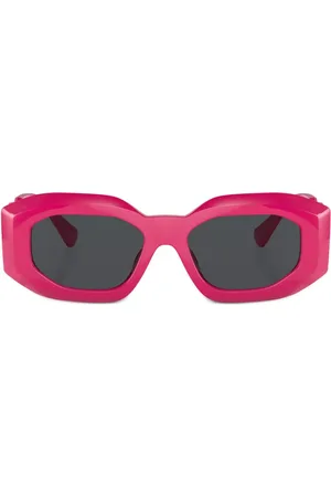 VERSACE Sonnenbrille mit geometrischem Gestell