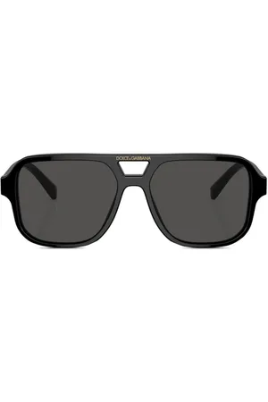 Dolce & Gabbana Eckige Sonnenbrille mit Logo