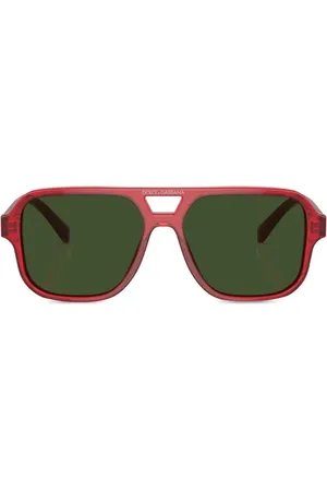 Dolce & Gabbana Eckige Sonnenbrille mit Logo