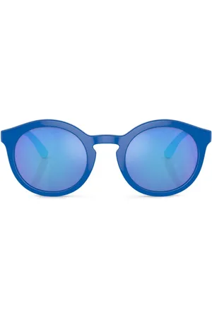 Dolce & Gabbana Runde Sonnenbrille mit Logo