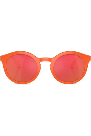 Dolce & Gabbana Runde Sonnenbrille mit Logo