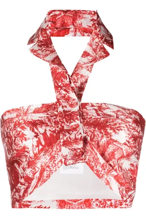 Serafini Top mit grafischem Print