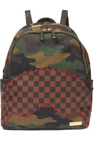 Sprayground Shark Shape Check Rucksack