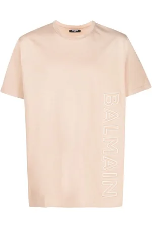 Balmain T-Shirt mit Logo-Prägung