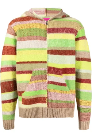 THE ELDER STATESMAN Kapuzenjacke mit Streifen