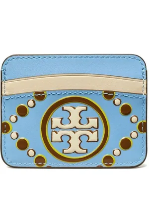 Tory Burch Kartenetui mit Logo-Prägung