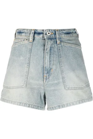 Kenzo Hoch sitzende Jeans-Shorts