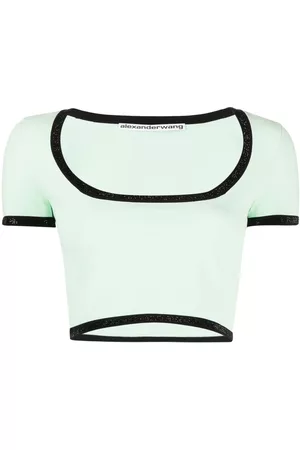Alexander Wang Damen Shirts - Cropped-T-Shirt