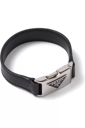Prada Herren Armbänder - Armband aus Saffiano-Leder
